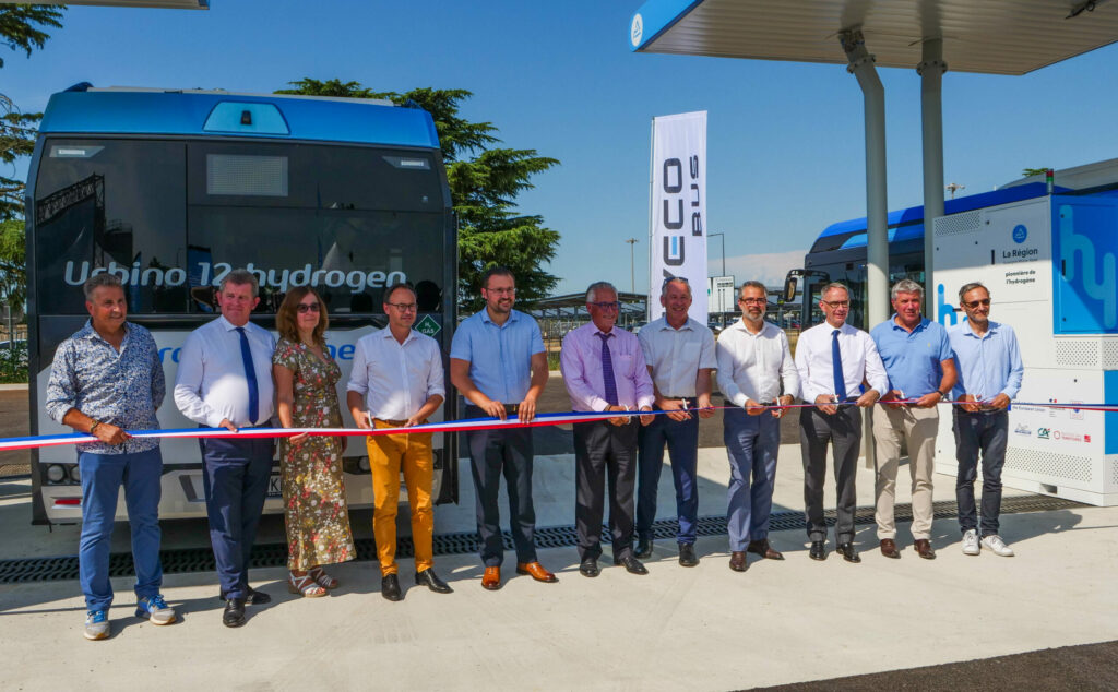 Hympulsion hydrogène inauguration Aéroport Lyon Saint Exupéry mobilité durable